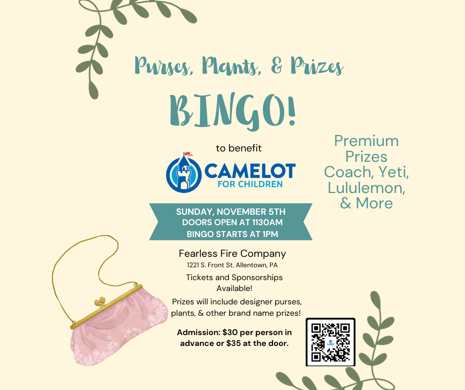 Purses, Plants, & Prizes Bingo